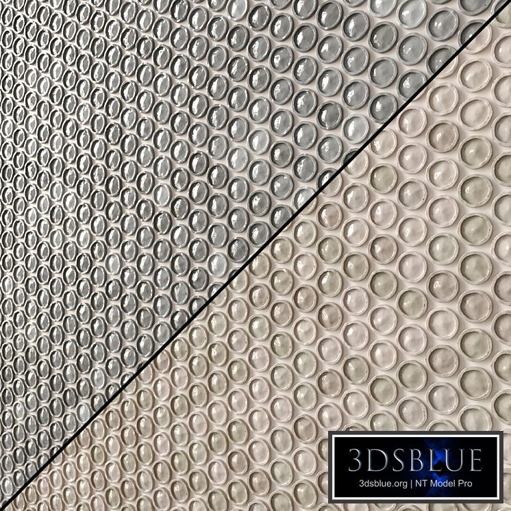 Glazed Penny Round Mosaic 9 types