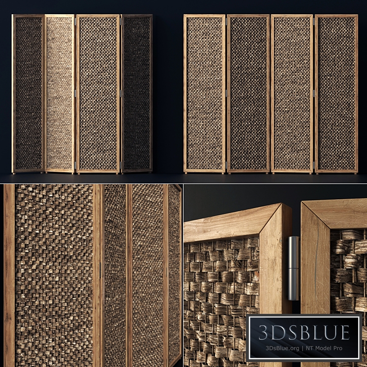 Wood screen decor n1 / Wooden screen