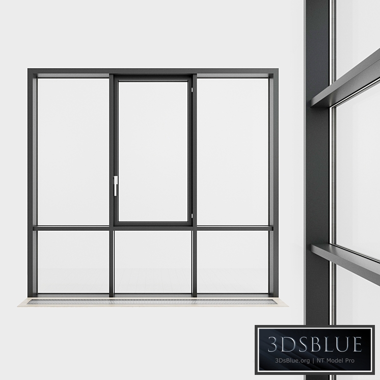 Panoramic glazing. Stained glass. 66