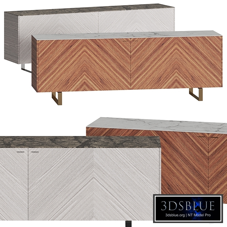 Ligne Roset Coplan 2 Sideboards