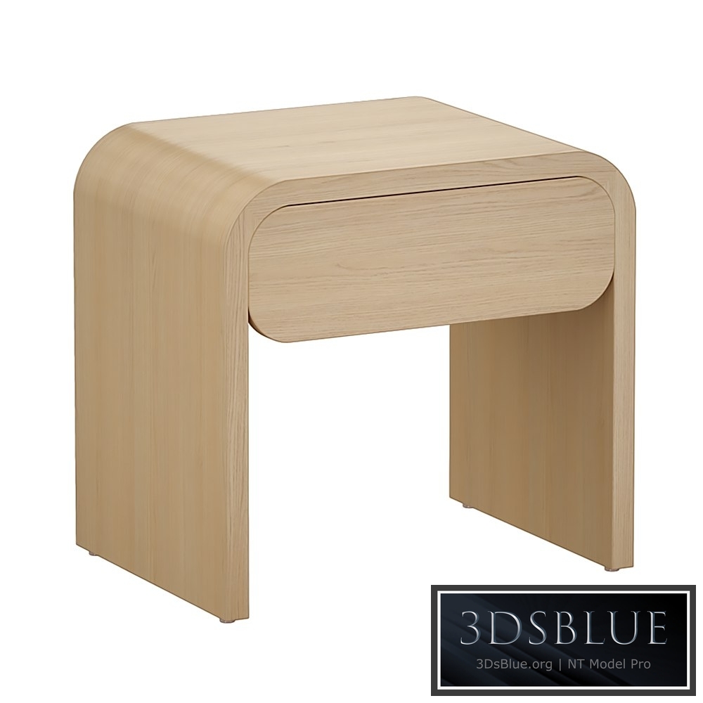 Cortez Natural Floating Nightstand (Crate and Barrel)