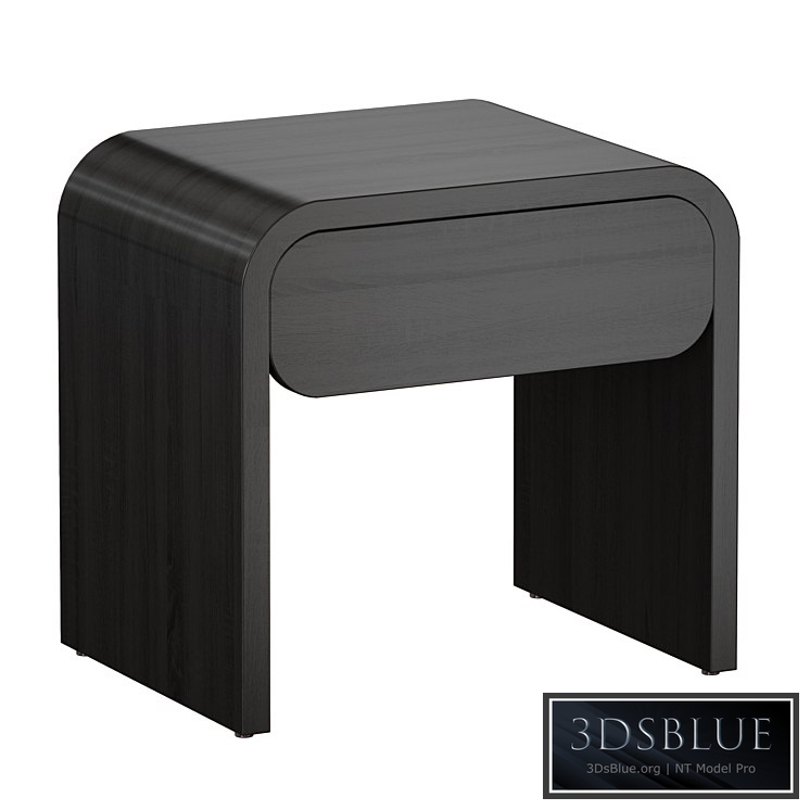 Cortez Charcoal Floating Nightstand (Crate and Barrel)
