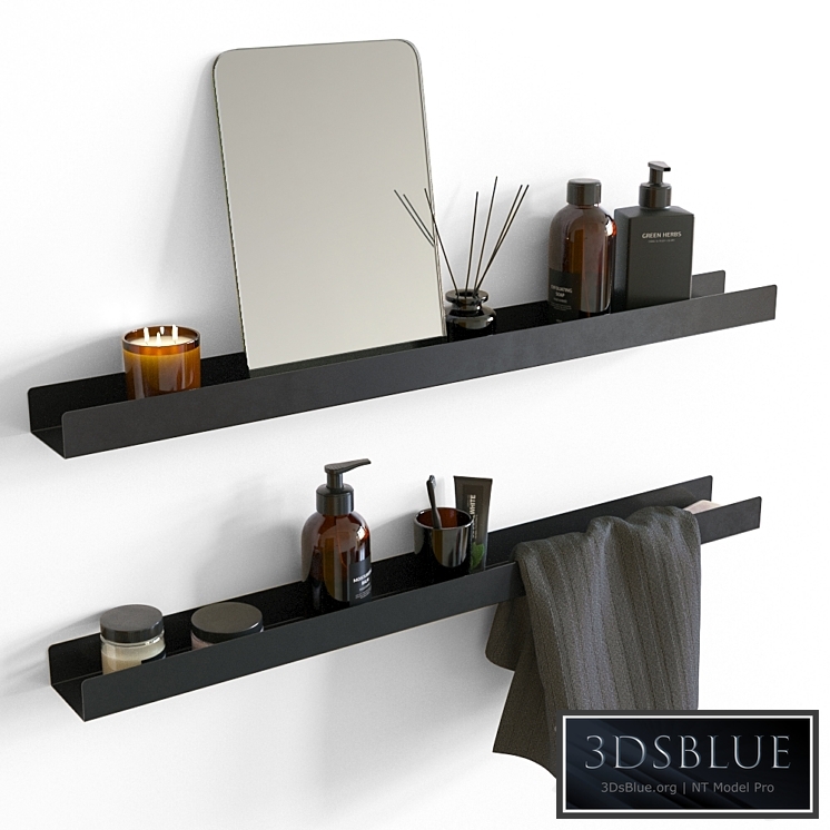 Bathroom shelves