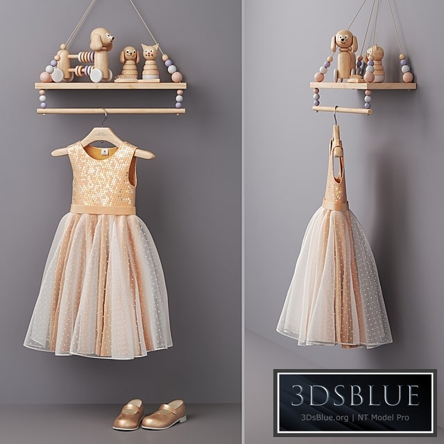 Decorative shelf in the nursery