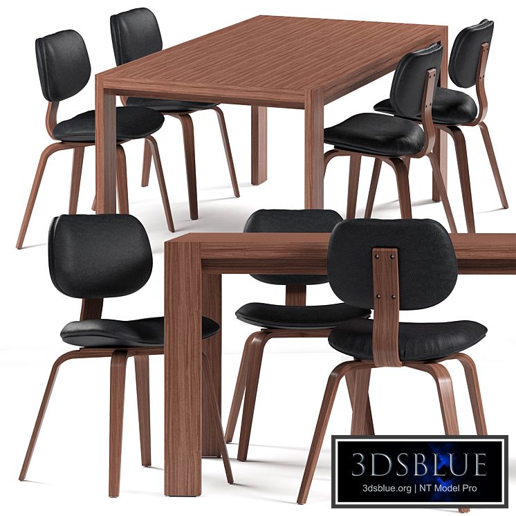 Gus modern table and chairs THOMPSON