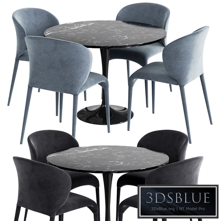 Coco Republic & Knoll Dinning Set