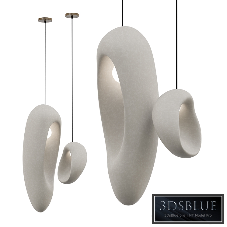 Sculptural Illuminated Pendants