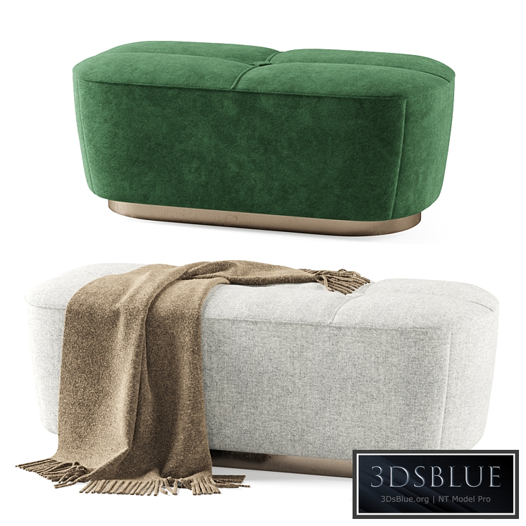 Minotti Jacques ottomans / Bench