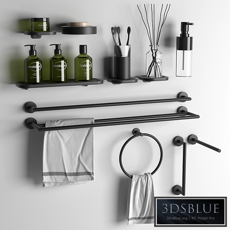 Bathroom accessories set