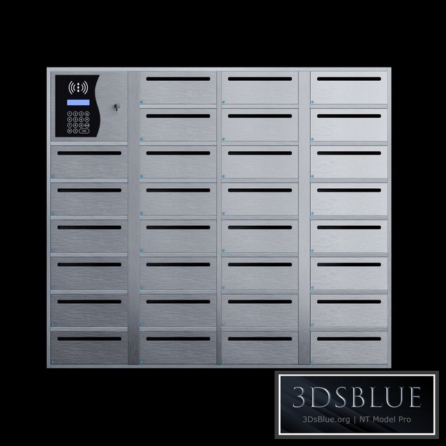 Electronic mailboxes with the Smartbox system (custom-made)