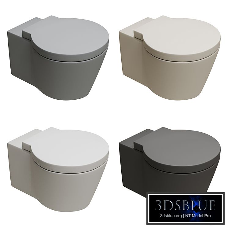 DURAVIT 021009 Wall-mounted toilets x4