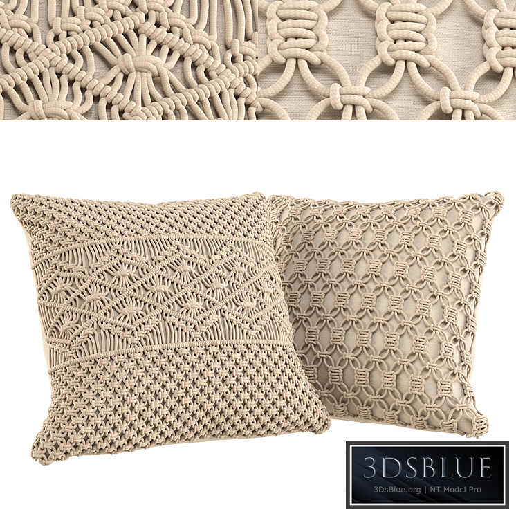 Cushion Set 01 - Macrame Boho