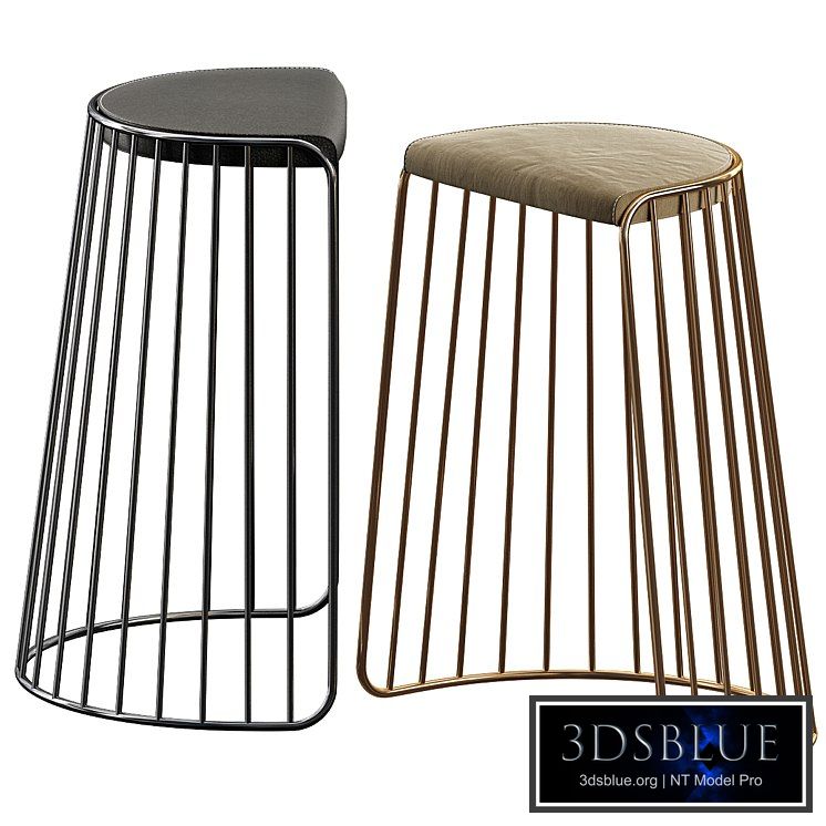 Phase Design Bride&#39;s Veil Bar Stool