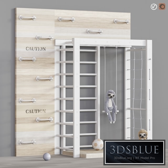 Toys and furniture set 82 (3 size options)