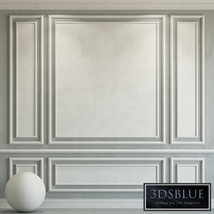 Decorative plaster with molding 114