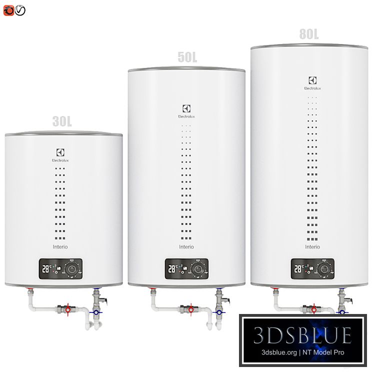 Set Water heater Electrolux EWH Interio