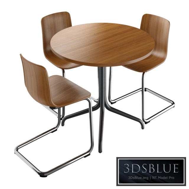 Vitra HAL Cantilever & Vitra Belleville Table (Bistro)