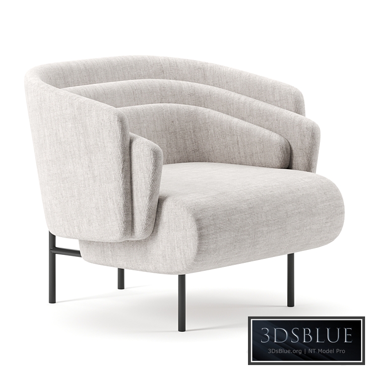 HUG armchair by Christophe Delcourt