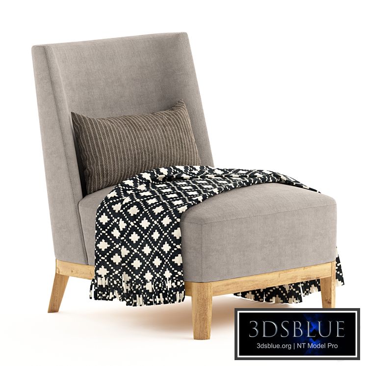 Mandarin Lougne Chair - Christian Liaigre