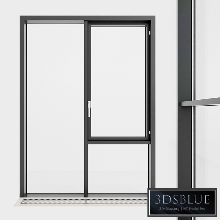 Panoramic glazing. Stained glass. 75