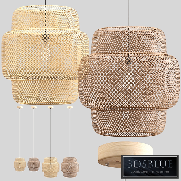 Rattan pendant lights 050
