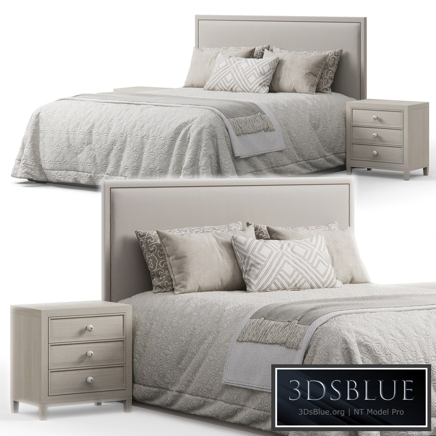 Bassett Furniture Manhattan Rectangular Headboard Bed