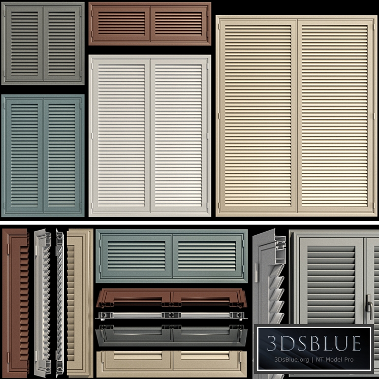 Shutter system for windows and doors