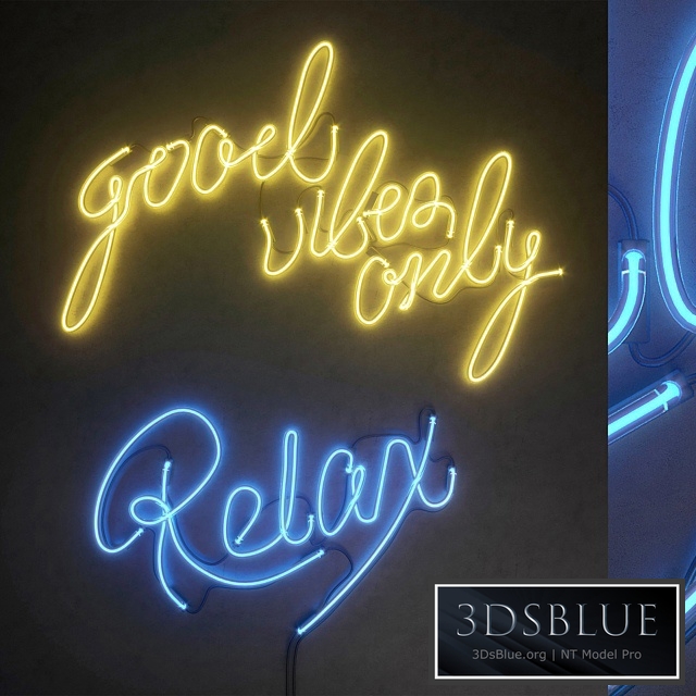 Light modules. Set 38. Neon