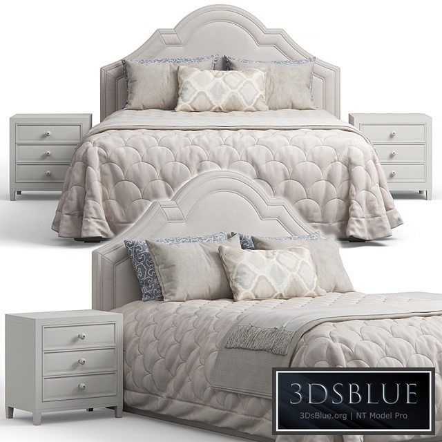 Queen Madison Crown Headboard Bed L01 