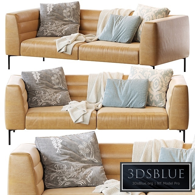 Sofa BOTERO Zanotta Leather