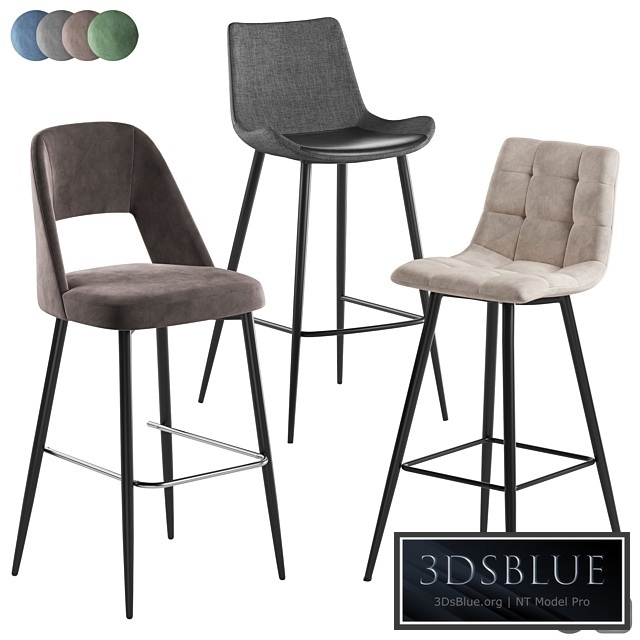 Bar stool Lido, Spice, Biarritz