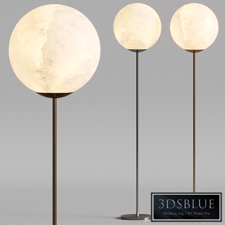 Slide Mineral Floor Lamps
