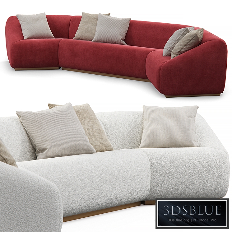 Stahl band pouf sectional sofa