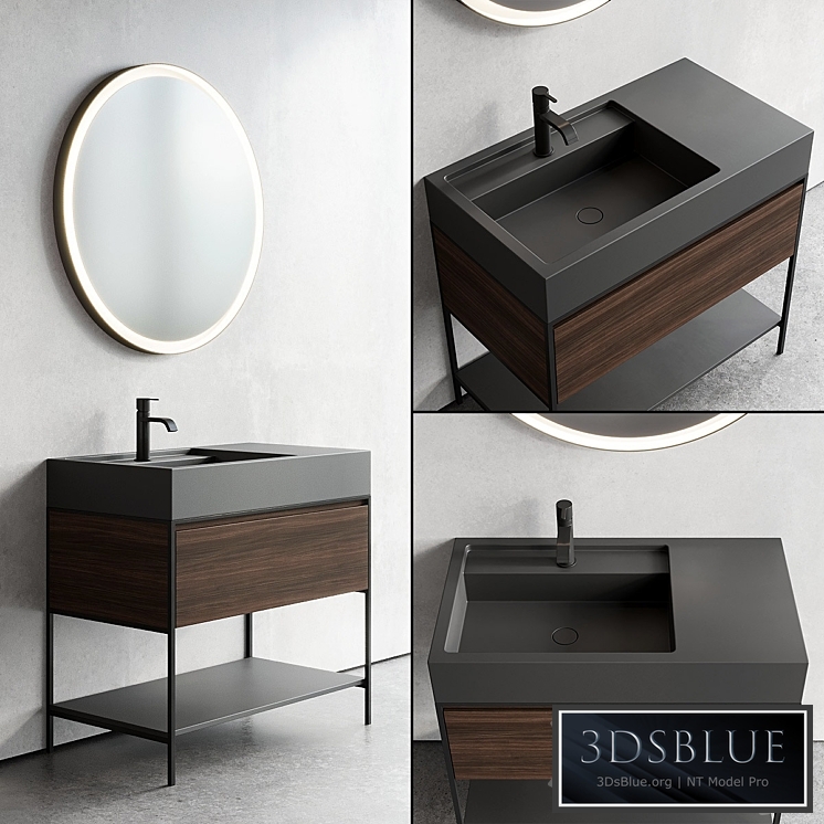 Nic Design Elen 90 Vanity unit Set 2