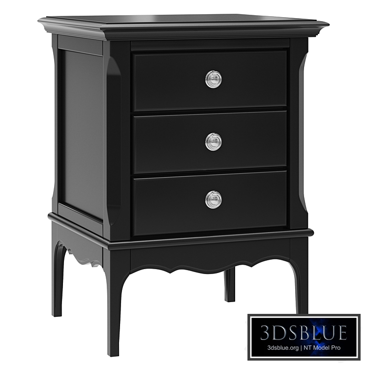 Dantone Home Bedside table Venice with 3 drawers