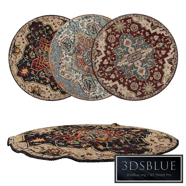Round Carpets Set 20
