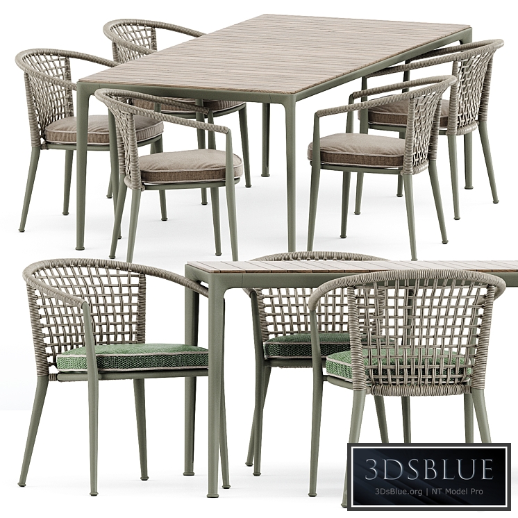 Erica 19 chair and Mirto Outdoor table by bebitalia