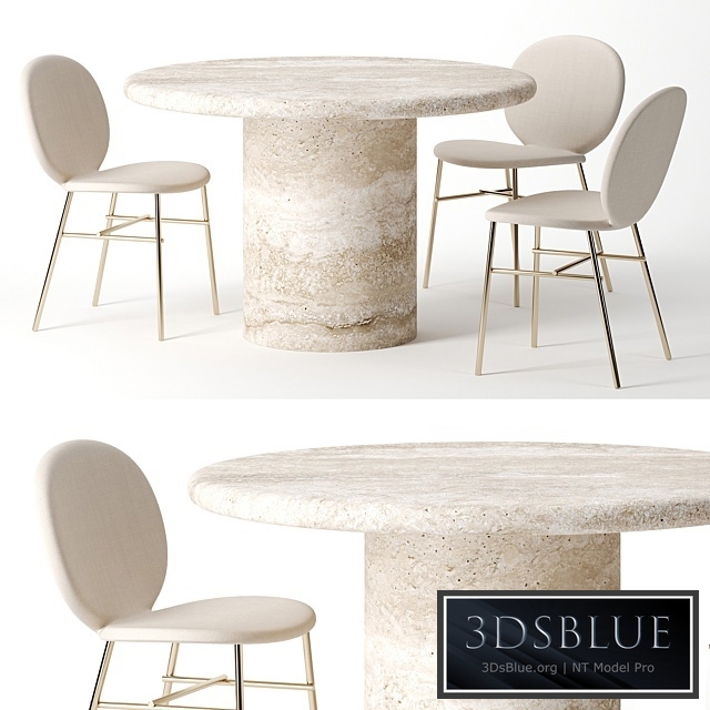 Dume Pedestal Table by Kelly Wearstler