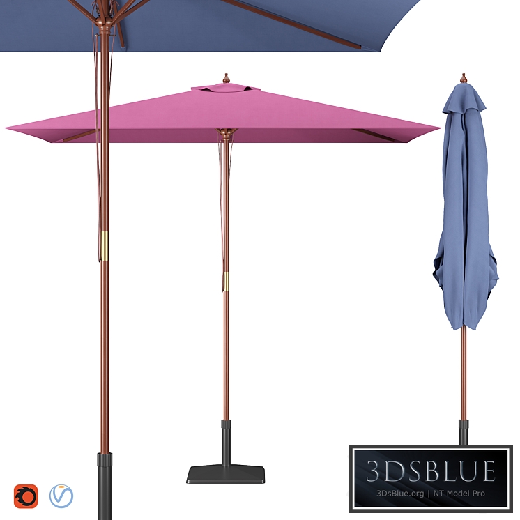 Garden Rectangular Parasol
