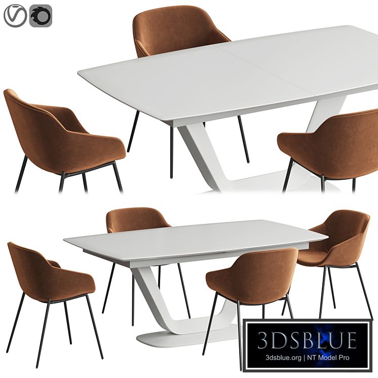 Alicante table Vienna chair Boconcept