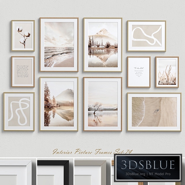 Interior Picture Frames Set-74