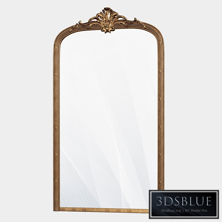 Scandinavian retro mount mirror