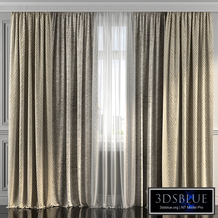 Curtains with window 277
