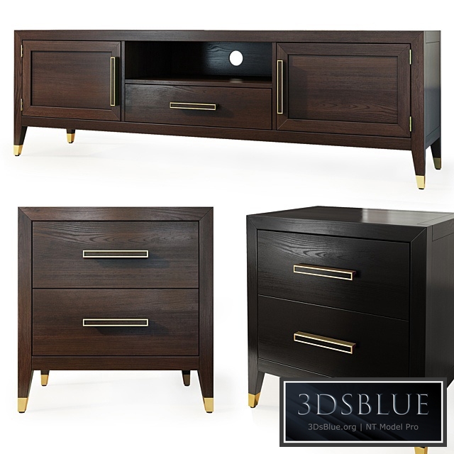 Chest of drawers and dresser Deco MiK. Tvstand, nightstand