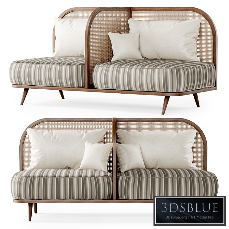 Two-seater restaurant sofa TS2 / Double sofa