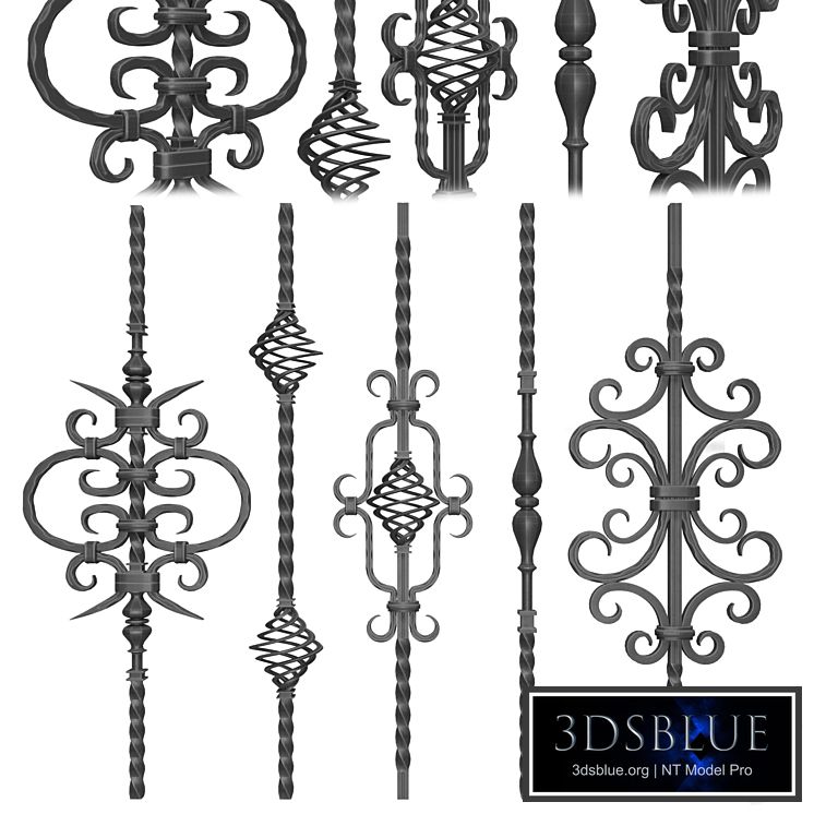 Wrought iron fence No.01