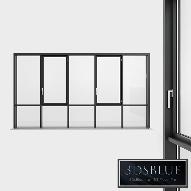 Panoramic glazing. Stained glass. 81