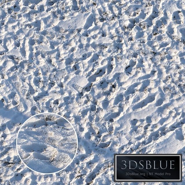 Grass under the snow (material)