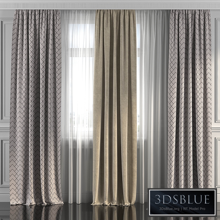 Curtains with window 283