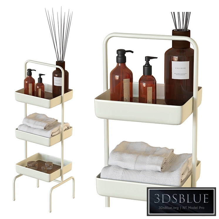 Metal and Wood Storage Unit Zara Home